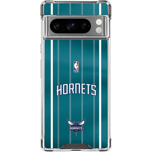 NBA Charlotte Hornets Jersey Google Pixel 8 Pro Clear Case